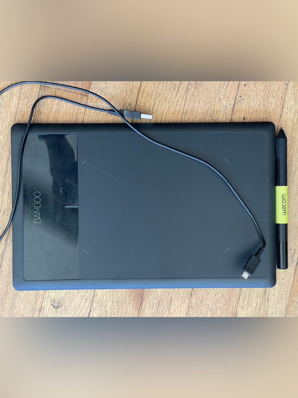 Wacom Bamboo Graphics Tablet with Stylus - Black